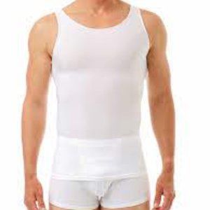 Mens Compression Tank White XL